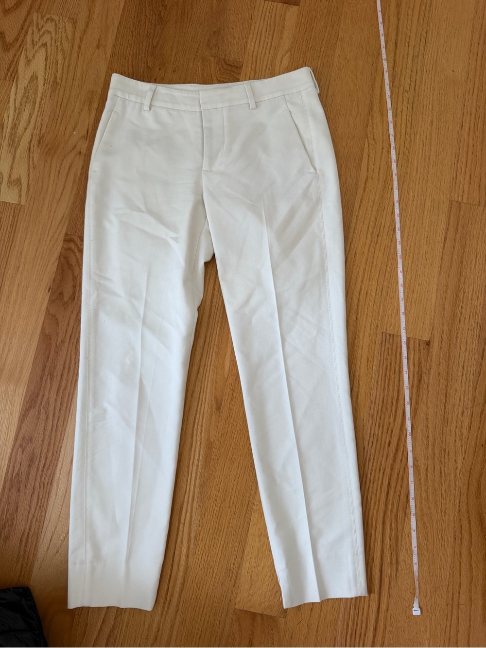 Zara White Tailored Slim Dress Pants